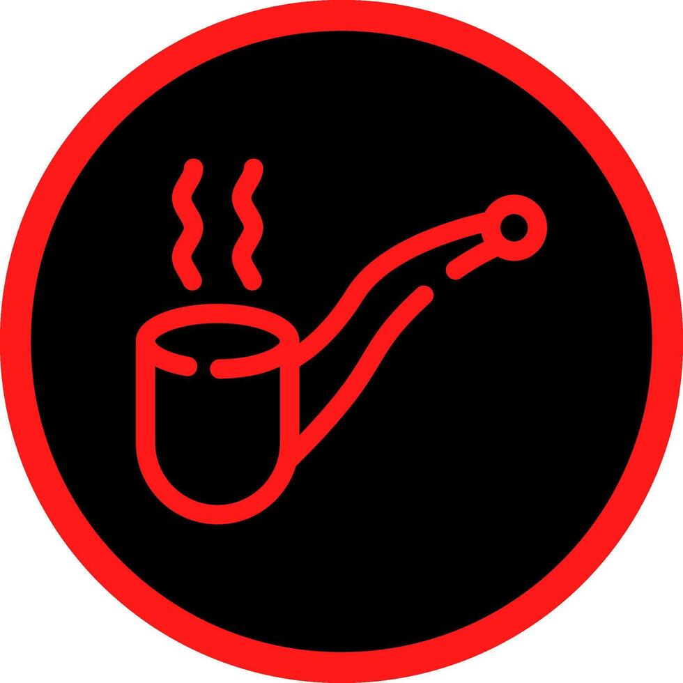 Pipe Cigar Creative Icon Design vector