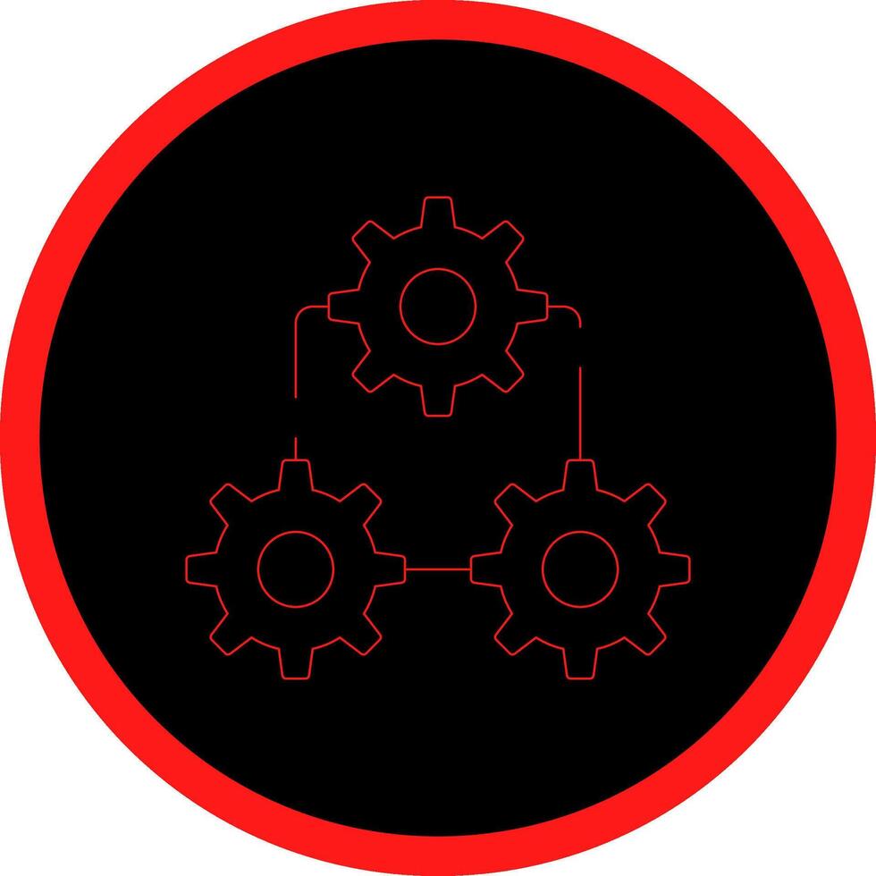 Machinery Creative Icon Design vector