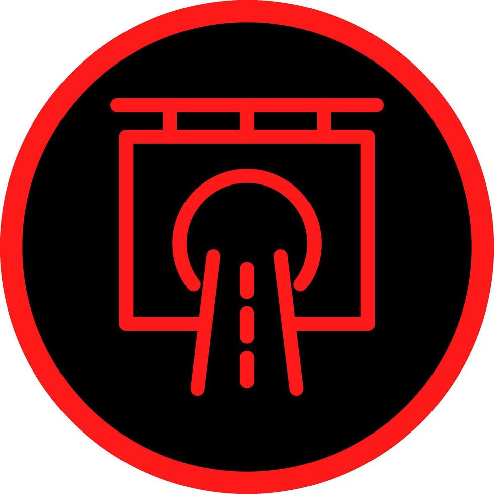 Tunnel Creative Icon Design vector