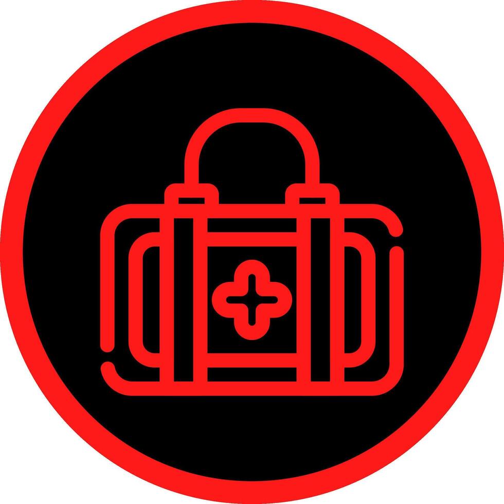 First Aid Kit Creative Icon Design vector