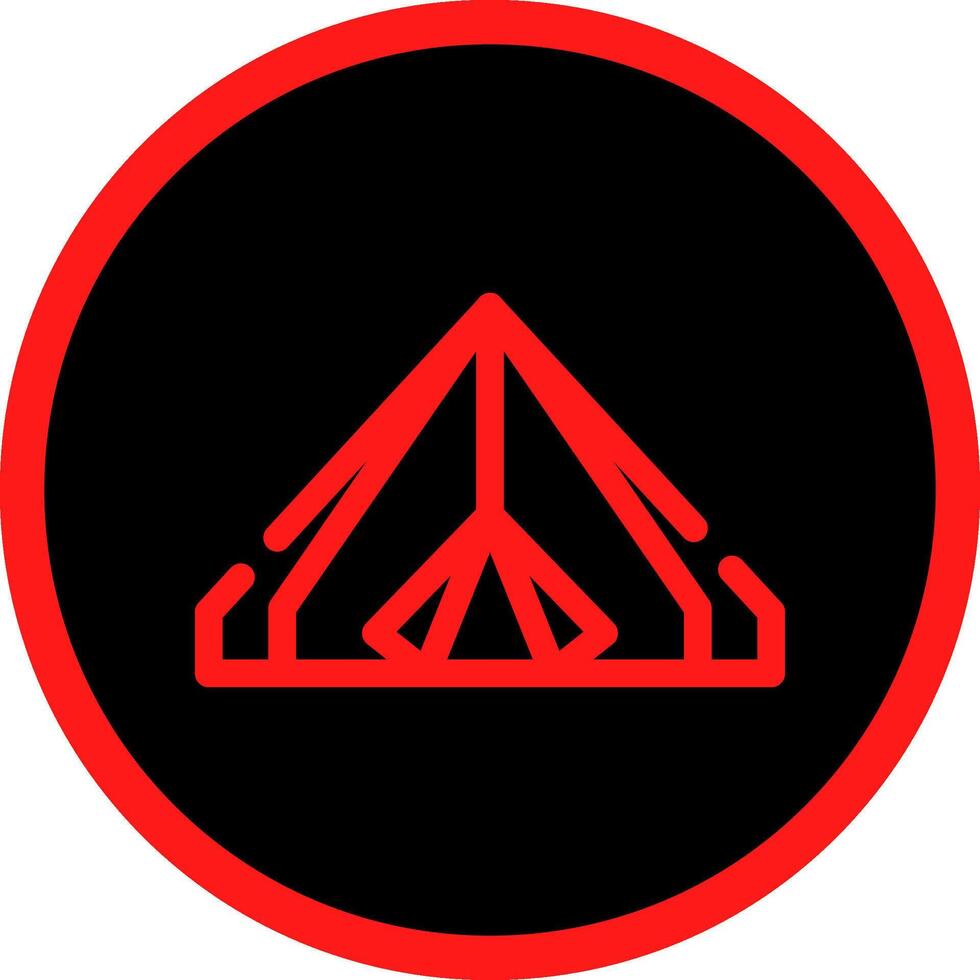 Camping Creative Icon Design vector
