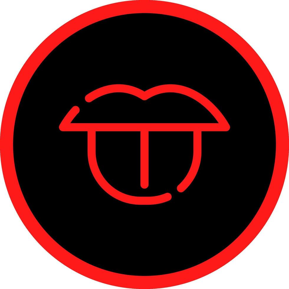 Tongue Creative Icon Design vector