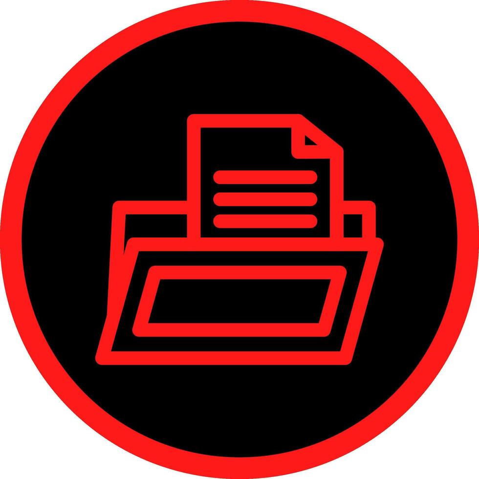 Folder Creative Icon Design vector
