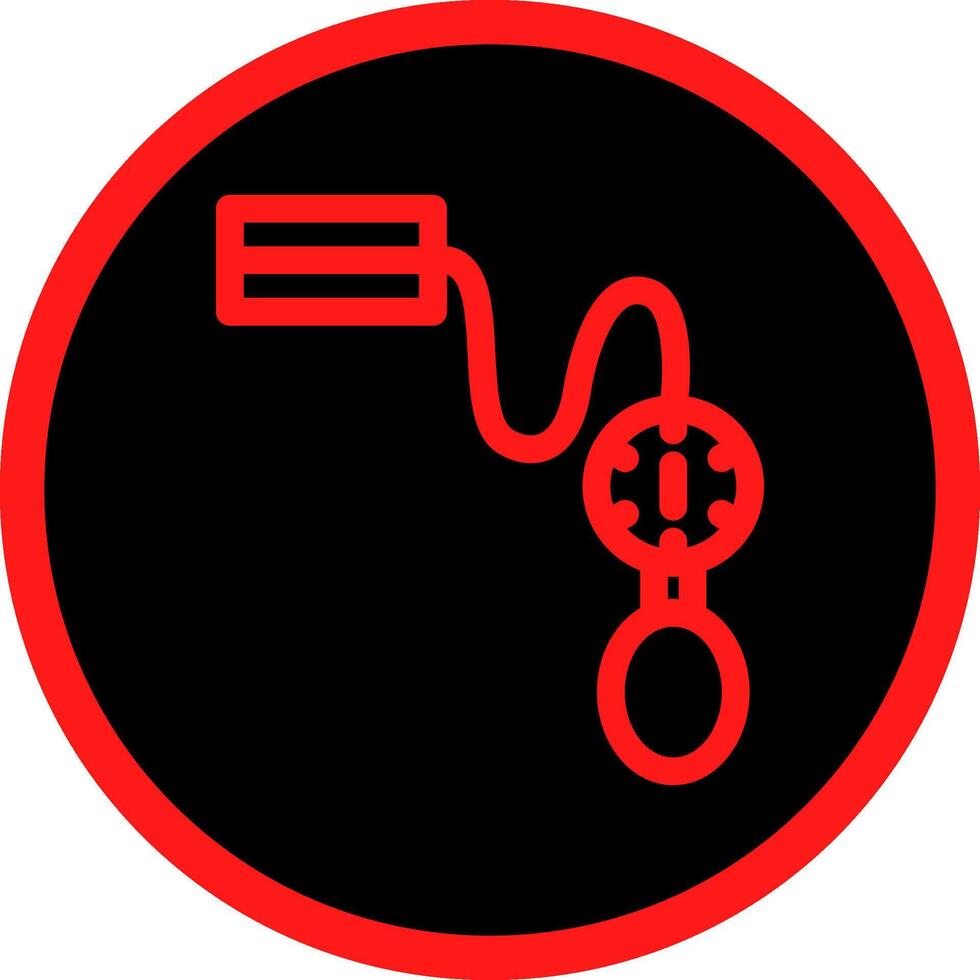 Tensiometer Creative Icon Design vector