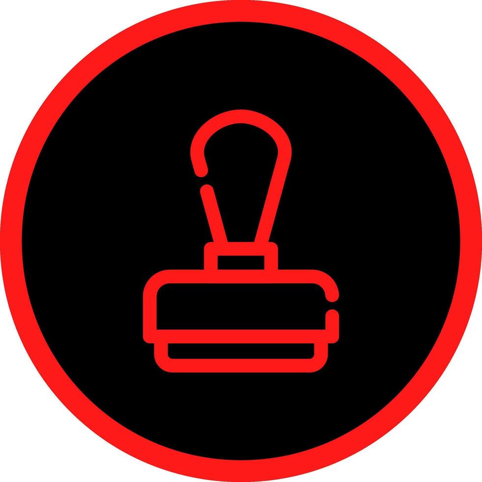 Stamp Creative Icon Design vector