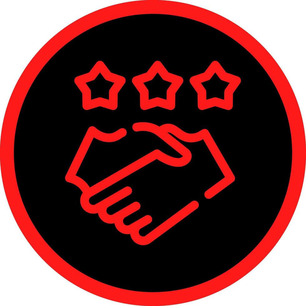 Game Handshake Creative Icon Design vector