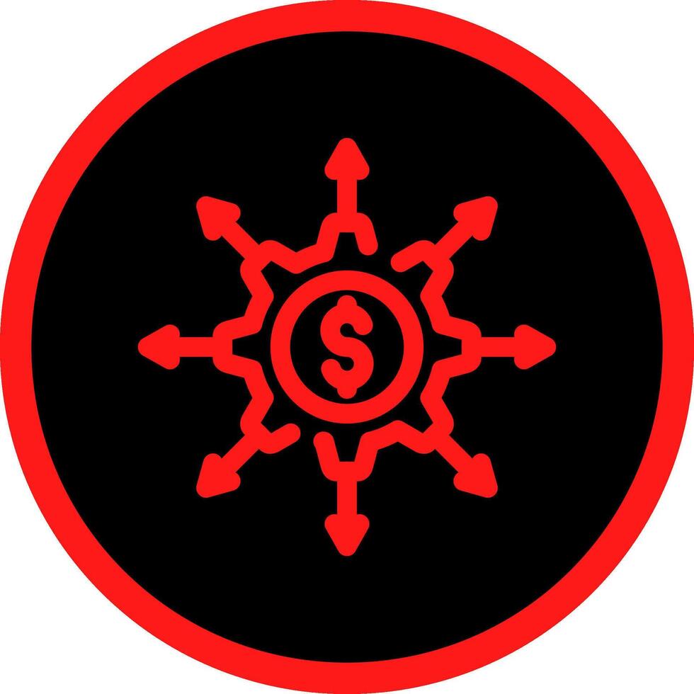 Crowdfunding Portal Creative Icon Design vector