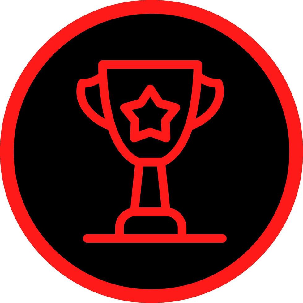 Trophy Creative Icon Design vector