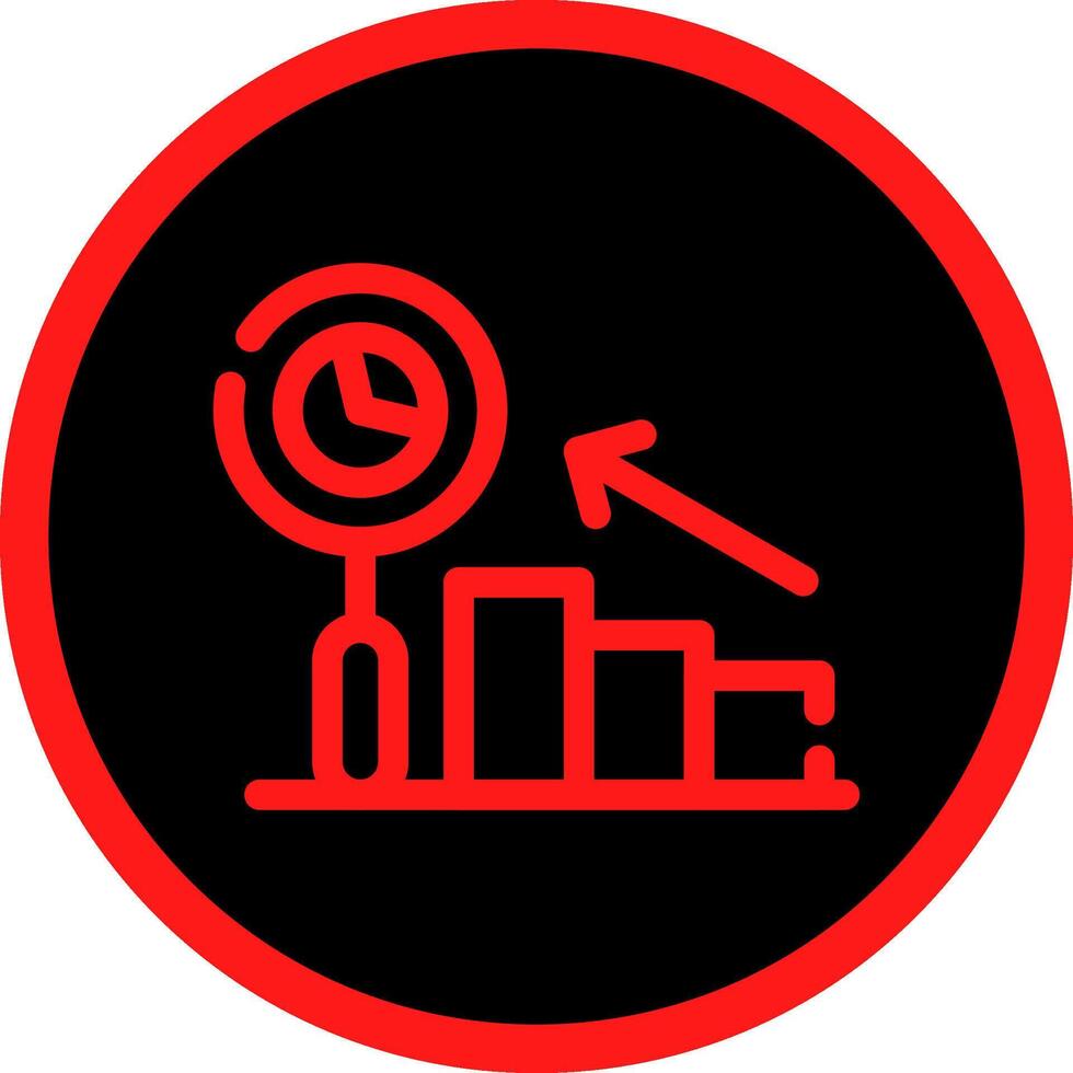 Predictive Analytics Creative Icon Design vector