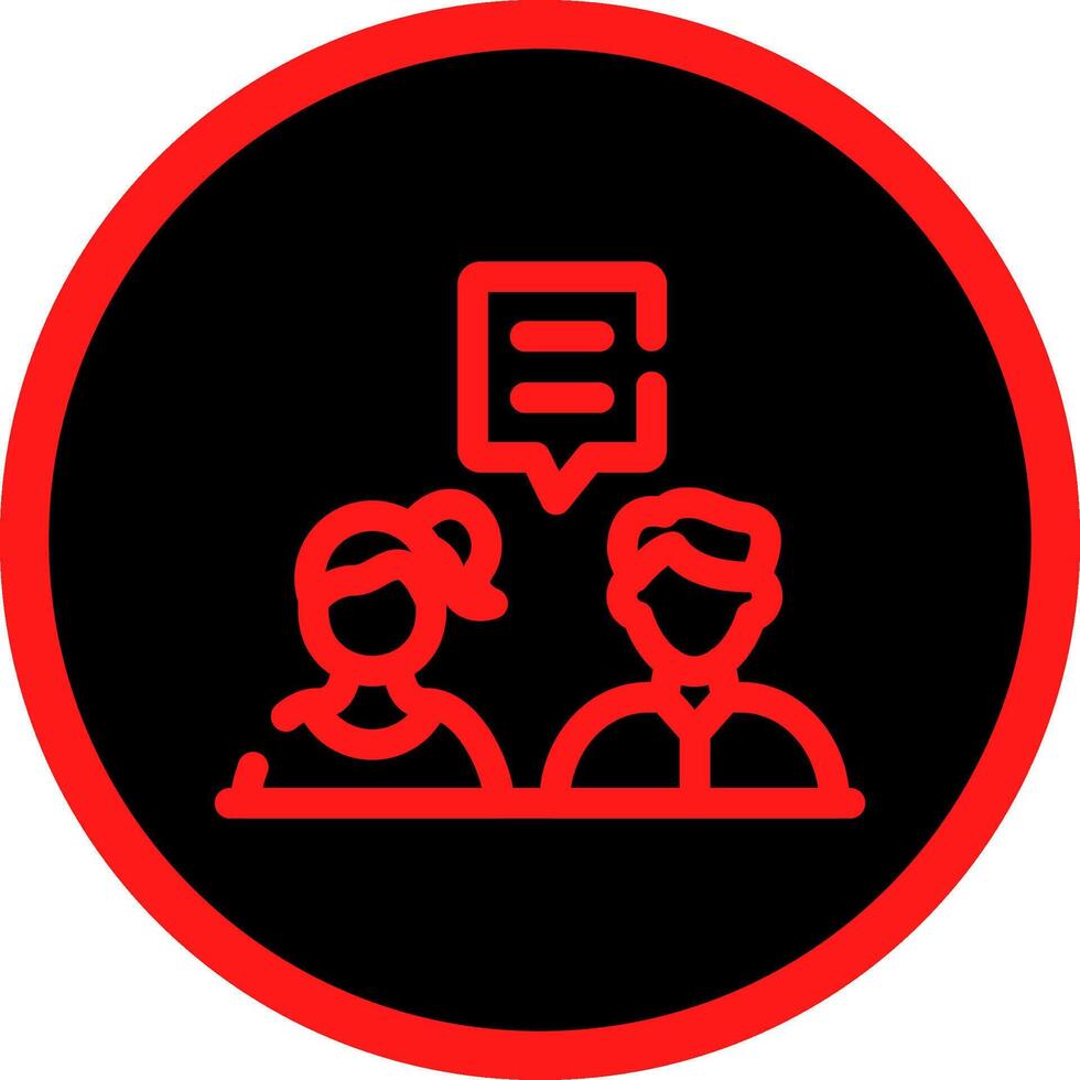 Talk Creative Icon Design vector