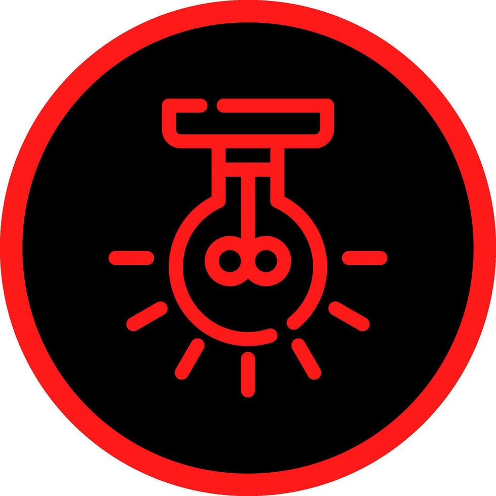 Light Bulb Creative Icon Design vector