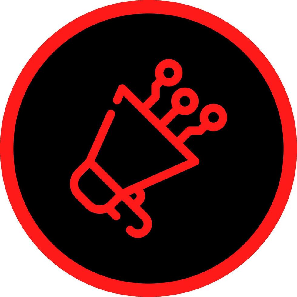 Content Marketer Creative Icon Design vector