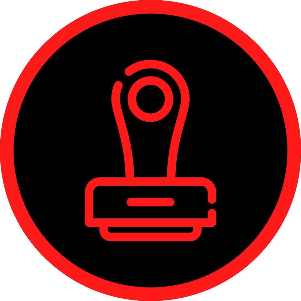 Stamp Creative Icon Design vector