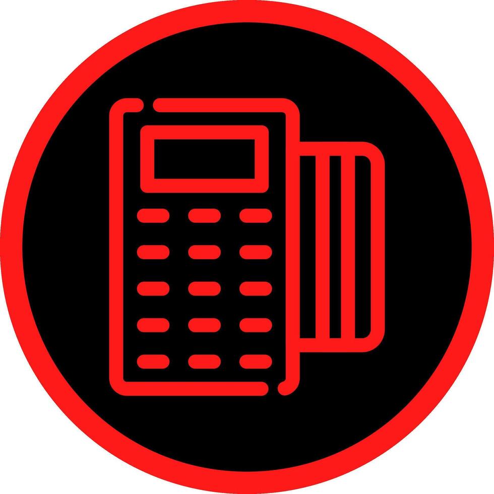 Pos Terminal Creative Icon Design vector