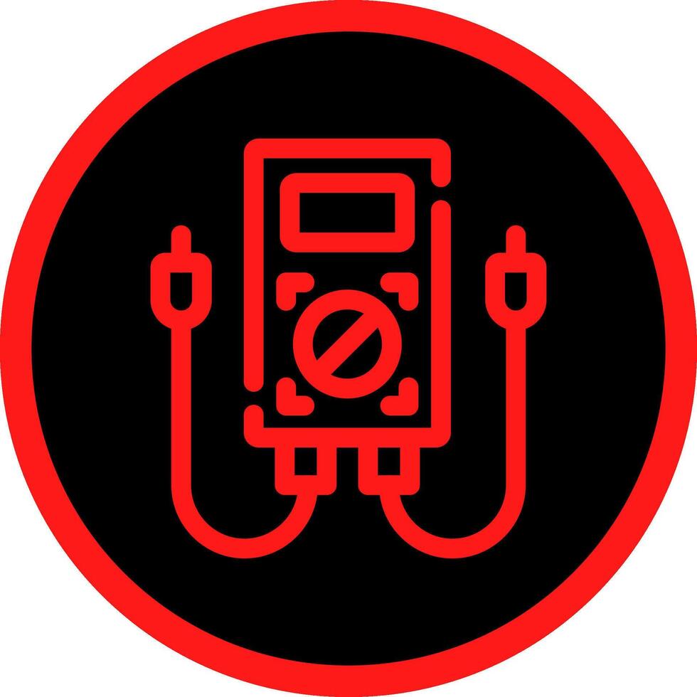 Multimeter Creative Icon Design vector