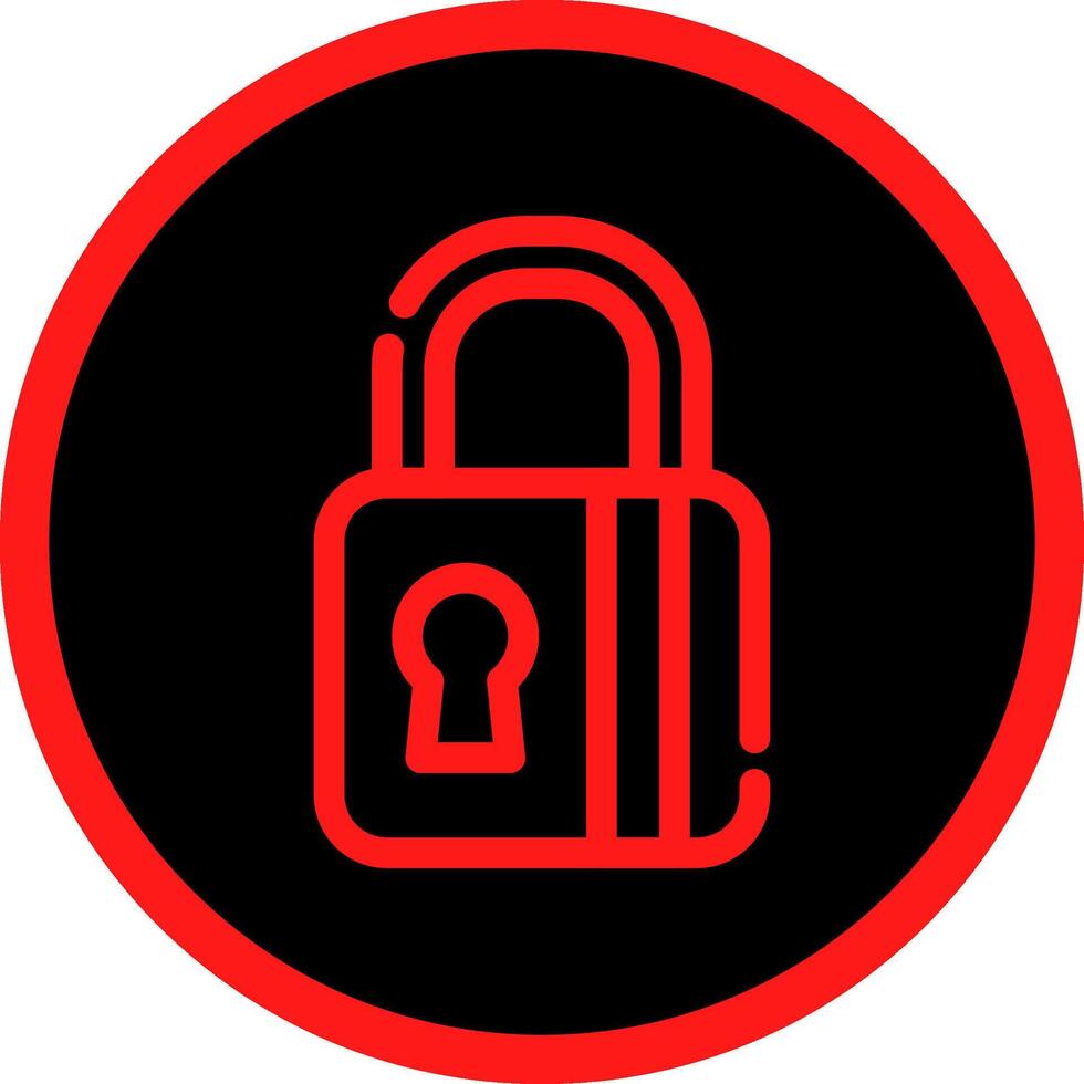 Padlock Creative Icon Design vector