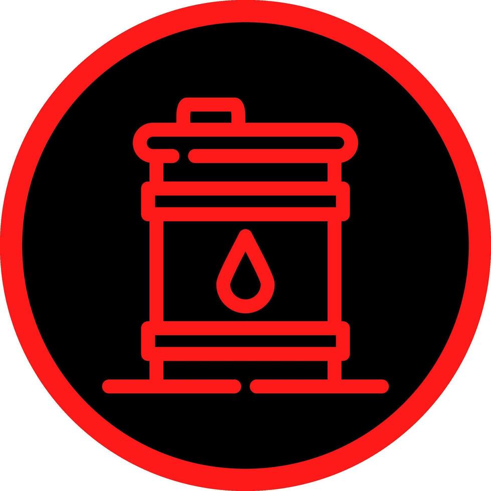 Oil Barrel Creative Icon Design vector