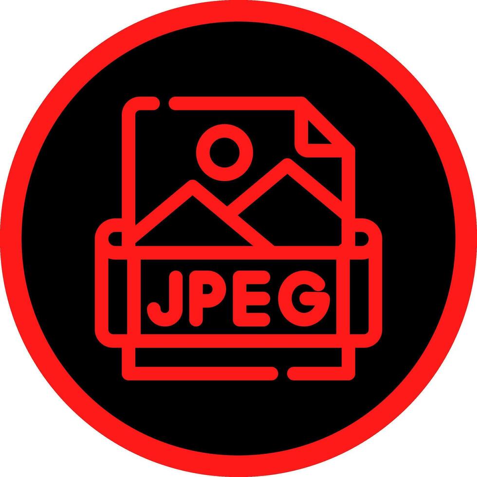 Jpeg Creative Icon Design vector