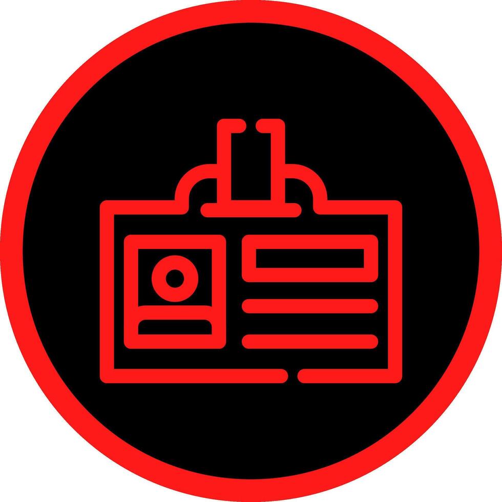 ID Card Creative Icon Design vector