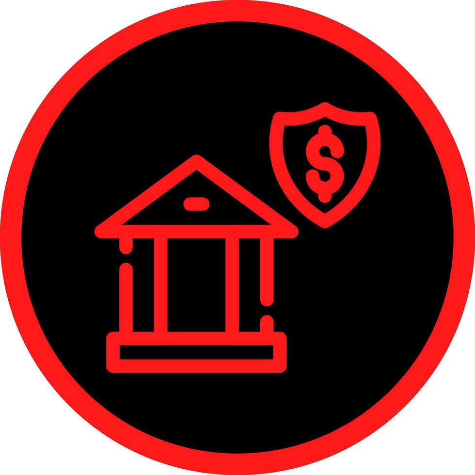 Banking Security Creative Icon Design vector