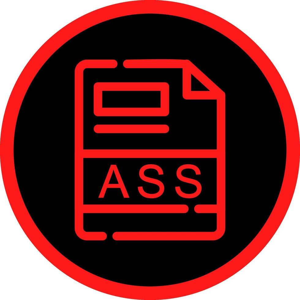 ASS Creative Icon Design vector