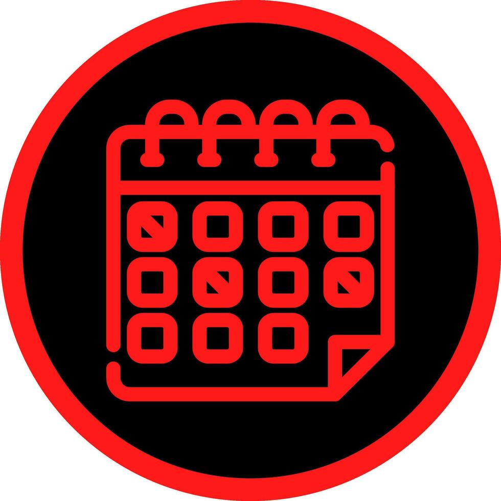 Calendar Creative Icon Design vector