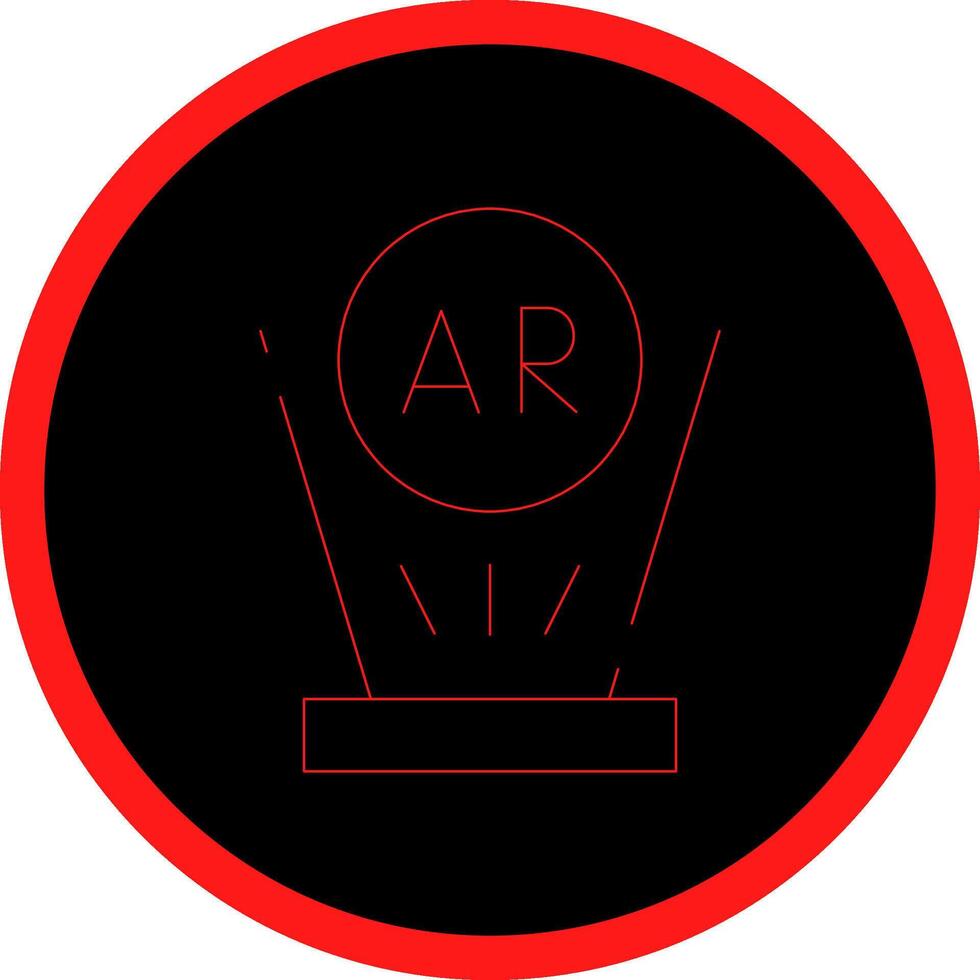 Augmented Reality Creative Icon Design vector