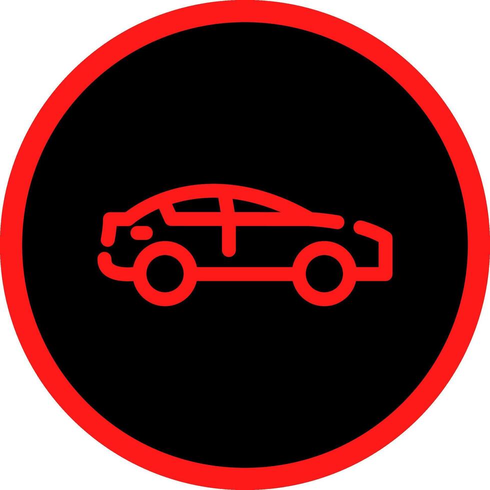 Sedan Creative Icon Design vector