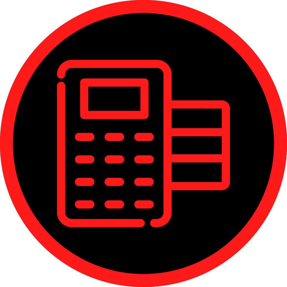 POS Terminal Creative Icon Design vector