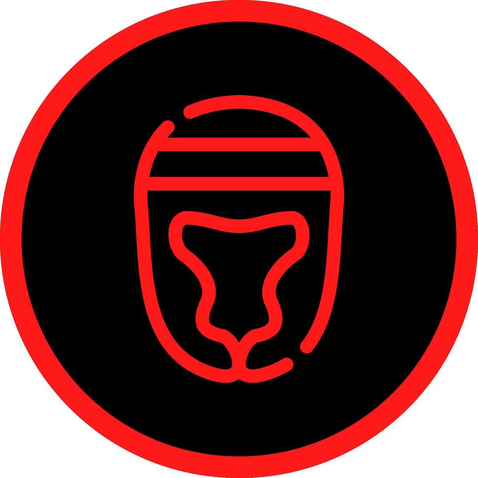 Helmet Creative Icon Design vector