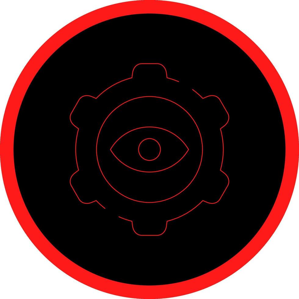 Eye Setting Creative Icon Design vector