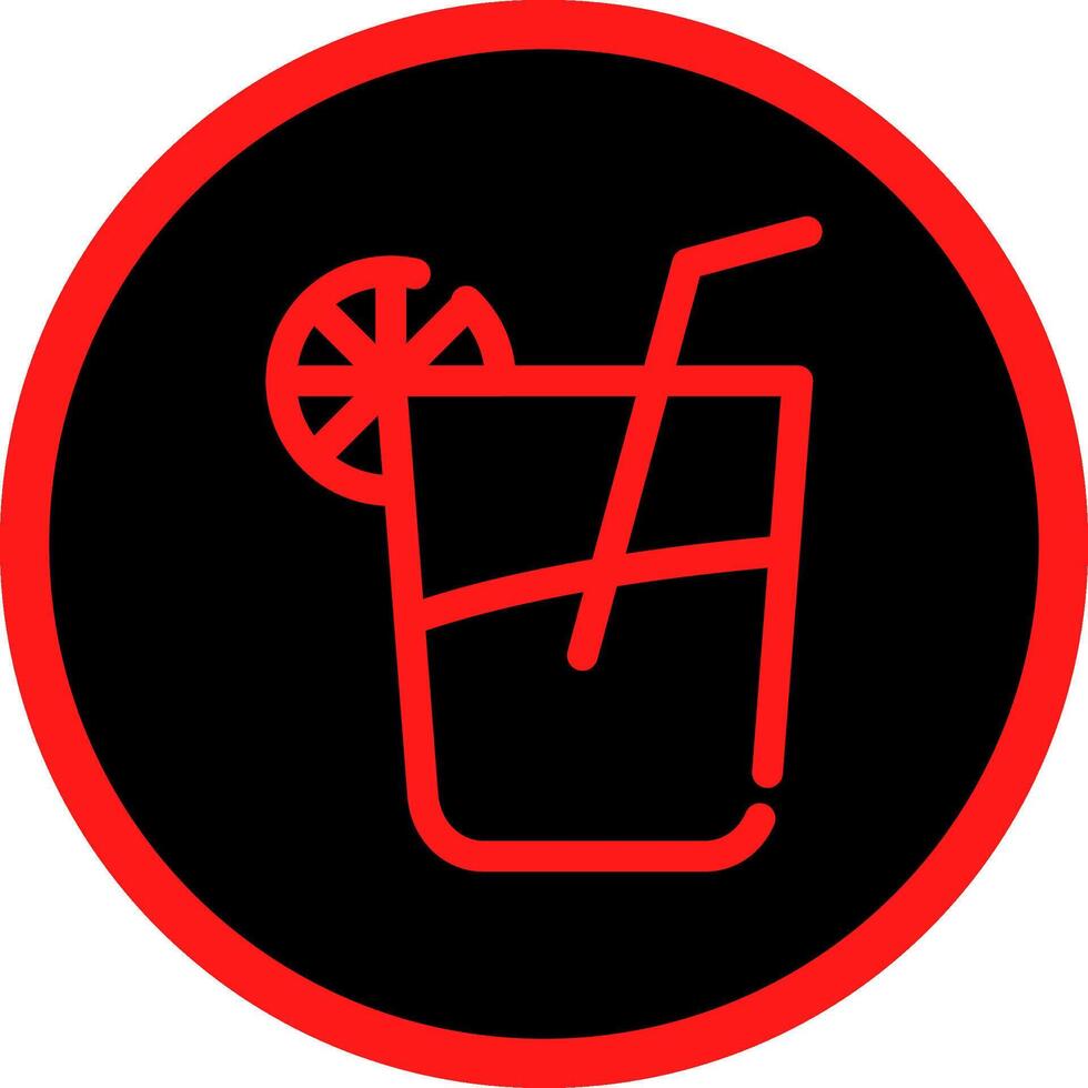 Cocktail Creative Icon Design vector