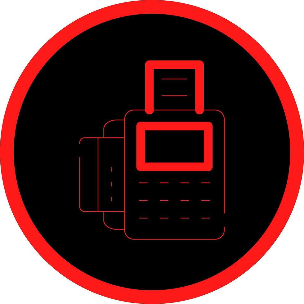 Card Machine Creative Icon Design vector