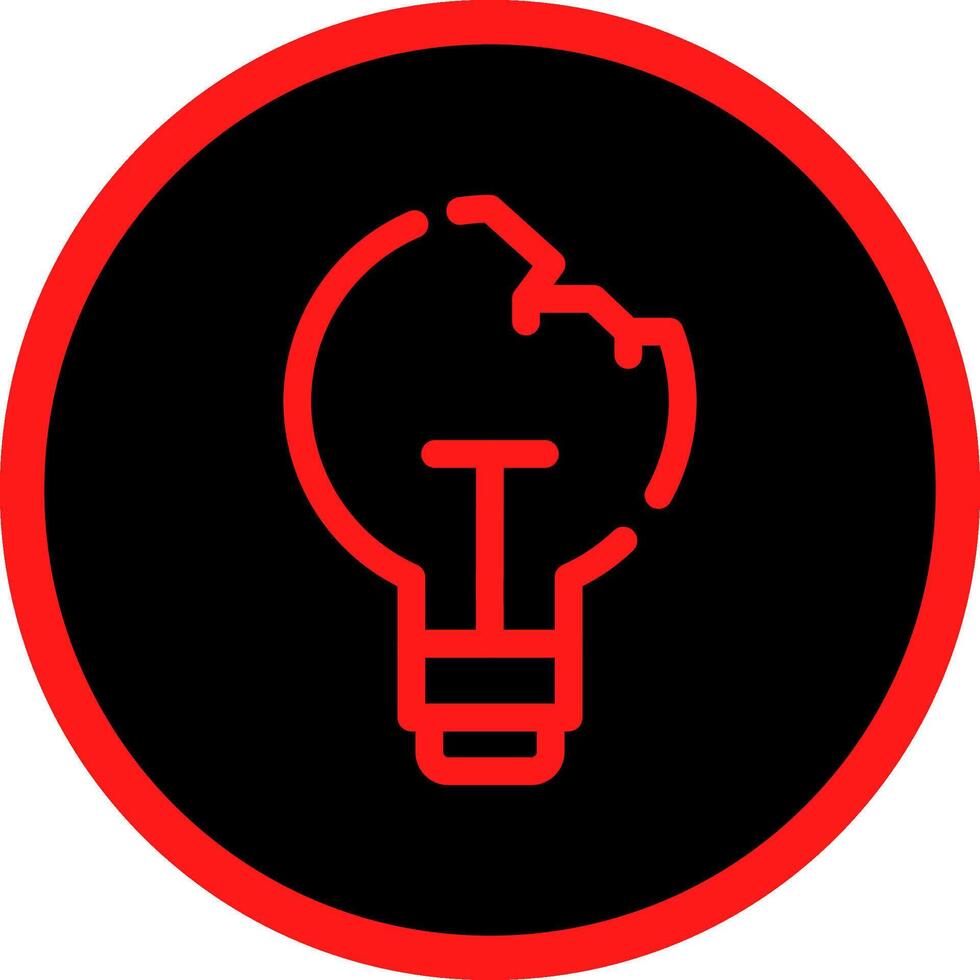 Light Bulb Creative Icon Design vector