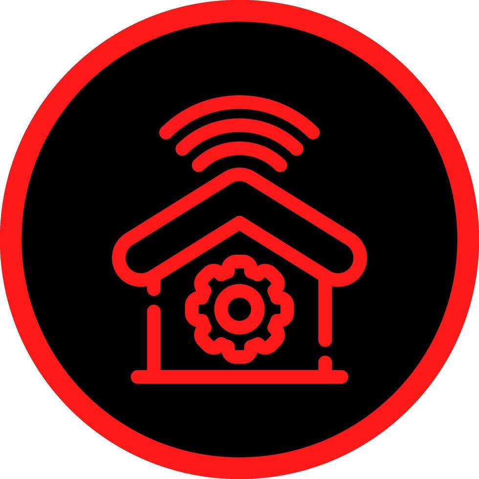 Home Automation Creative Icon Design vector