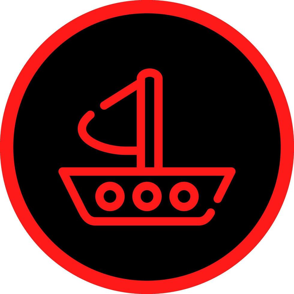 barco creativo icono diseño vector