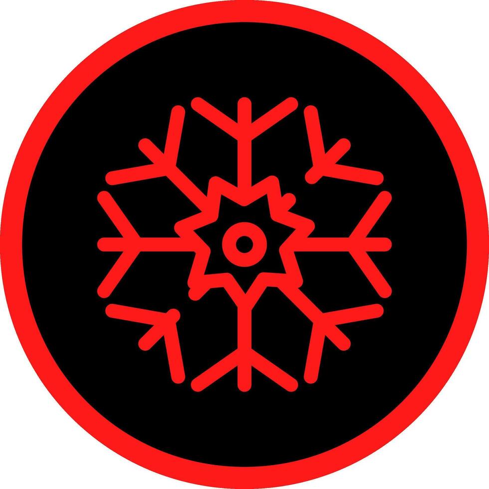 Snowflake Creative Icon Design vector