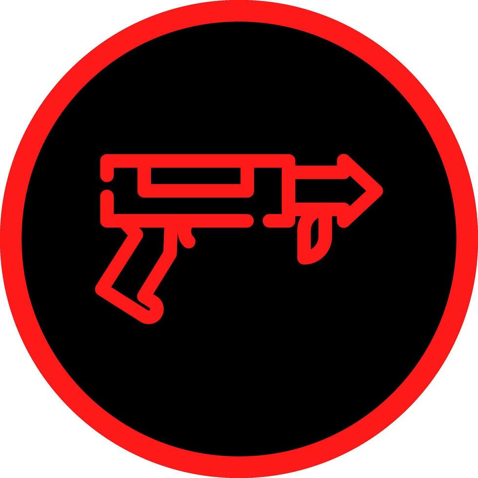 Speargun Creative Icon Design vector