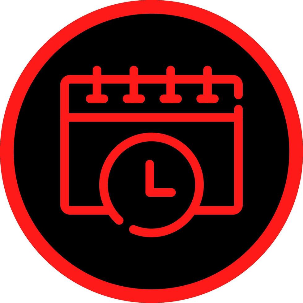 Schedule Creative Icon Design vector