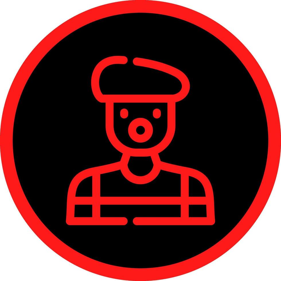 Mime Creative Icon Design vector