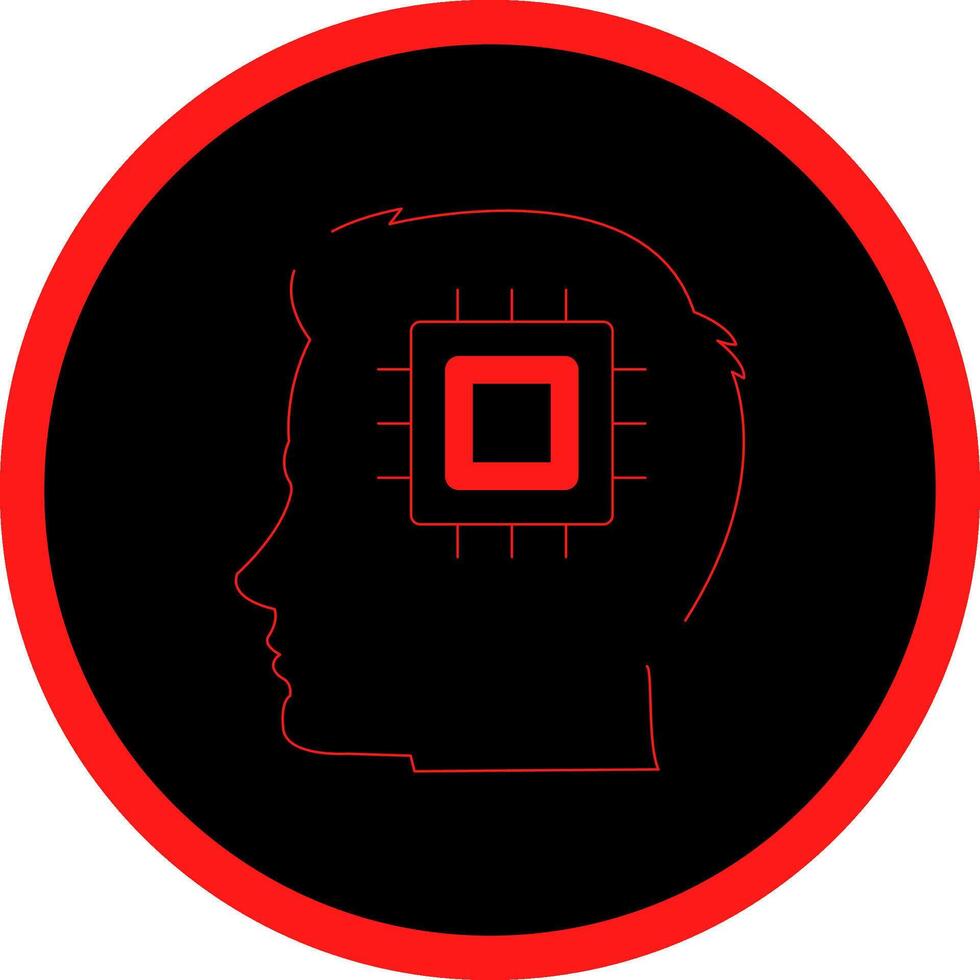Human Processor Creative Icon Design vector