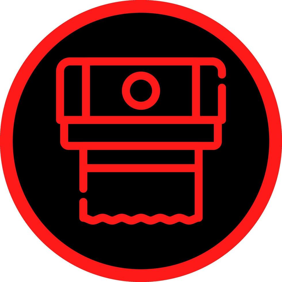 Paper Towel Creative Icon Design vector