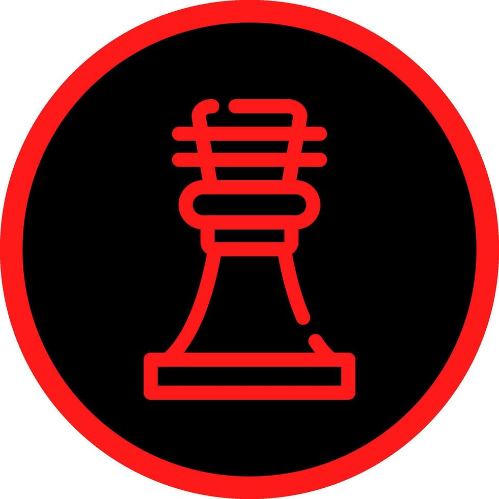 Chess Game Creative Icon Design vector
