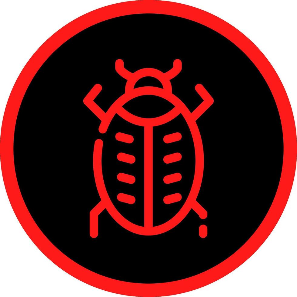 Bug Creative Icon Design vector