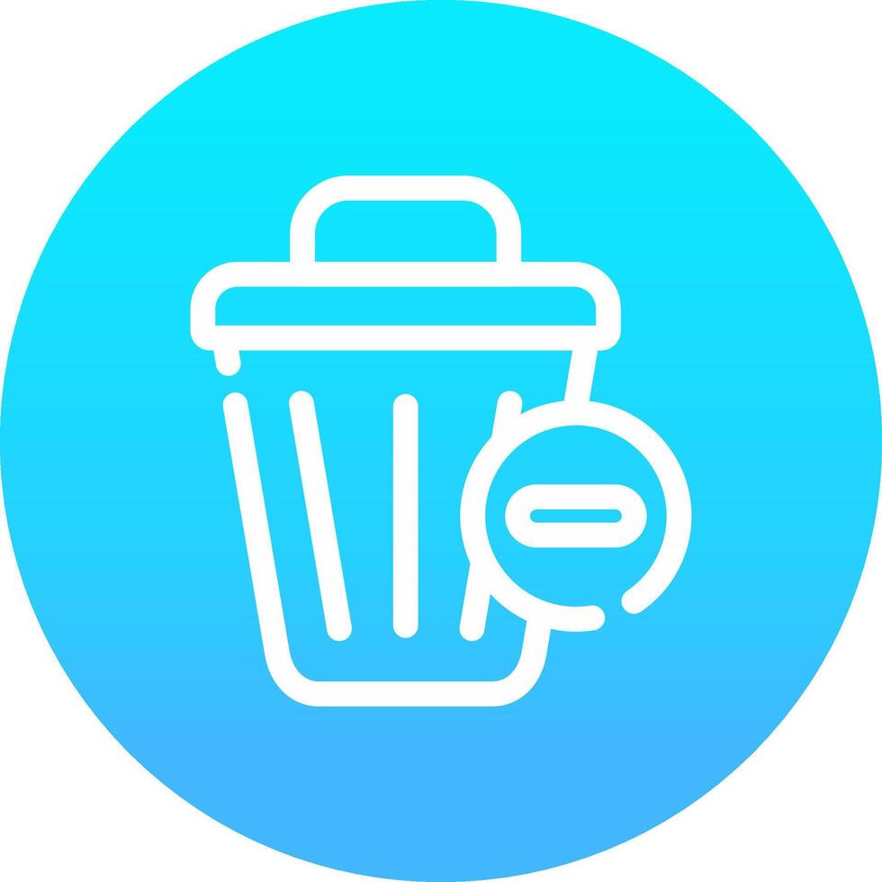 Delete Creative Icon Design vector