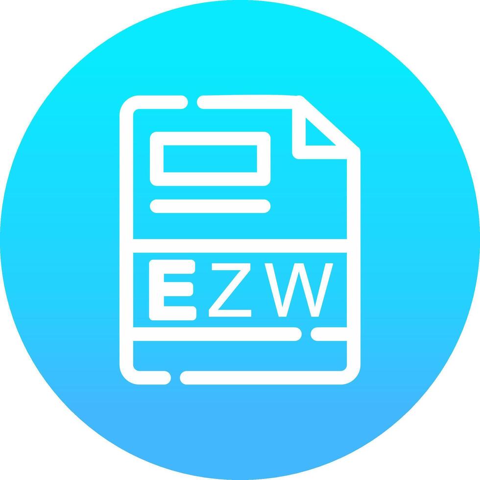 EZW Creative Icon Design vector