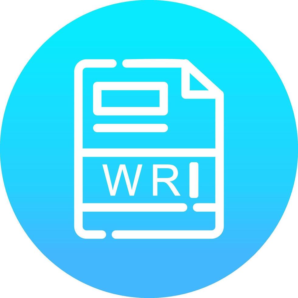 WRI Creative Icon Design vector