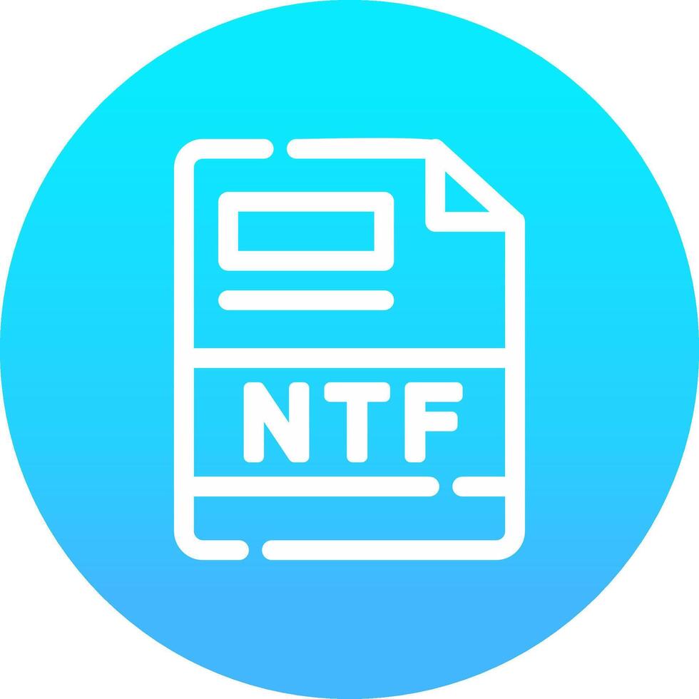 NTF Creative Icon Design vector