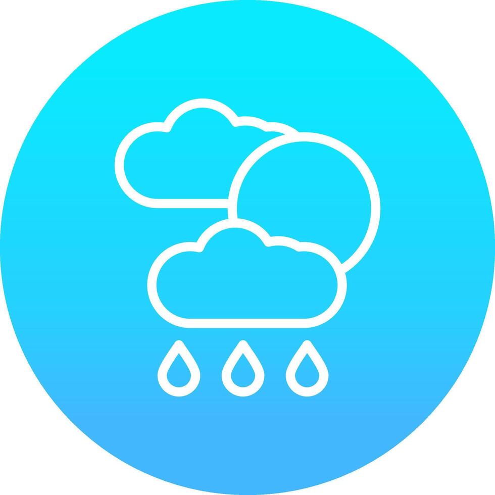 Weather Forecast Creative Icon Design vector