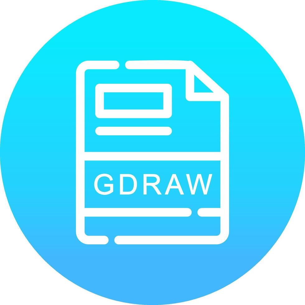 GDRAW Creative Icon Design vector